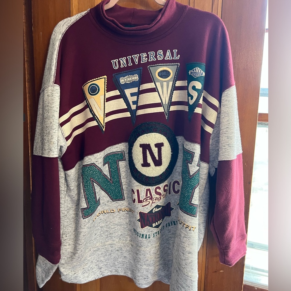 Vintage New York News Sweatshirt